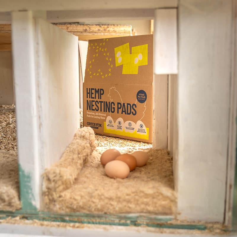 compostable hemp nesting pads